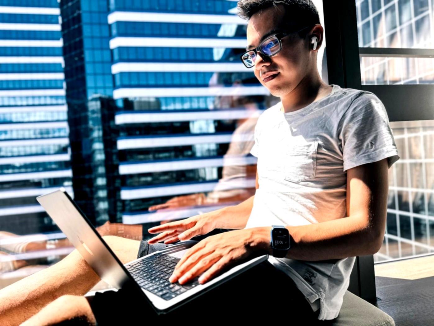 Client consultation session reviewing financial documents